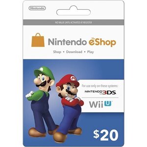 Карта поповнення Nintendo eShop Card $ 20 (USA)