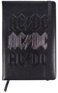 Блокнот Cerda AC / DC - чорний ноутбук
