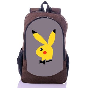 Рюкзак з принтом аніме покемон Пікачу (backpack041)