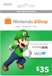 Карта поповнення Nintendo eShop Card $ 35 (USA)