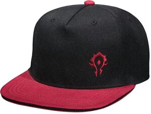 Кепка JINX World of Warcraft - Team Horde, Black / Red