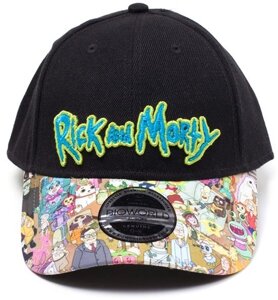 Кепка Difuzed Rick and Morty - Sublimated Print Curved Bill Cap