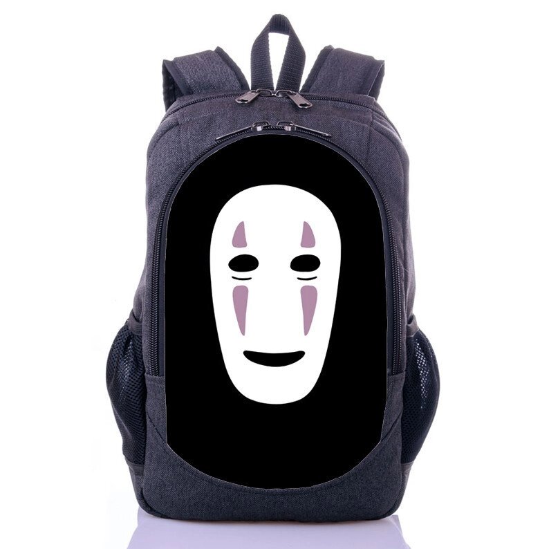 Рюкзак с принтом аниме Безликий серый (backpack001) ##от компании## Интернет-магазин «Game Cards» - ##фото## 1