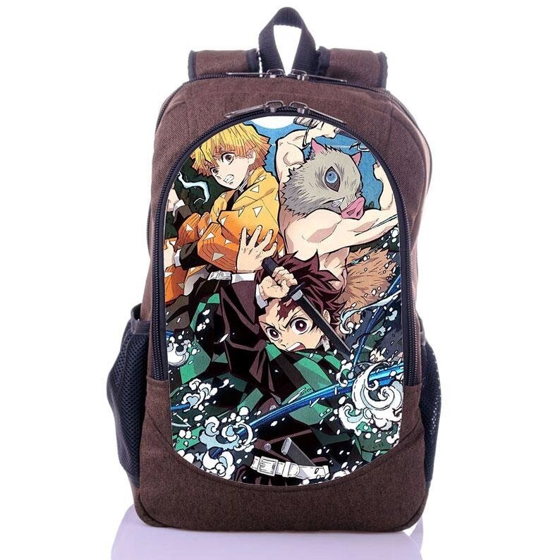 Рюкзак с принтом аниме Клинок рассекающий демонов (backpack010) ##от компании## Интернет-магазин «Game Cards» - ##фото## 1