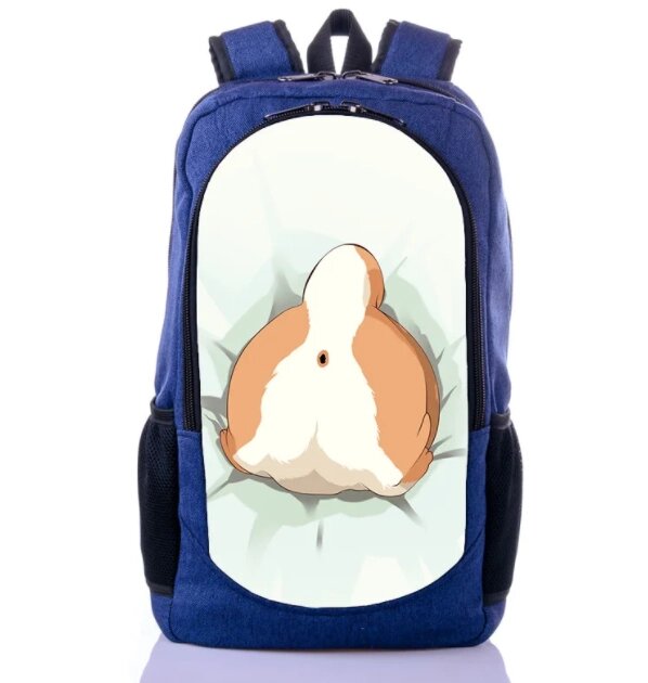 Рюкзак с принтом Собака Хатико попка  (backpack073) ##от компании## Интернет-магазин «Game Cards» - ##фото## 1
