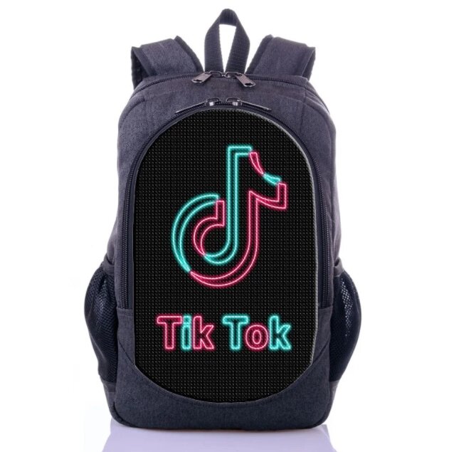 Рюкзак с принтом Тик Ток (backpack031) ##от компании## Интернет-магазин «Game Cards» - ##фото## 1