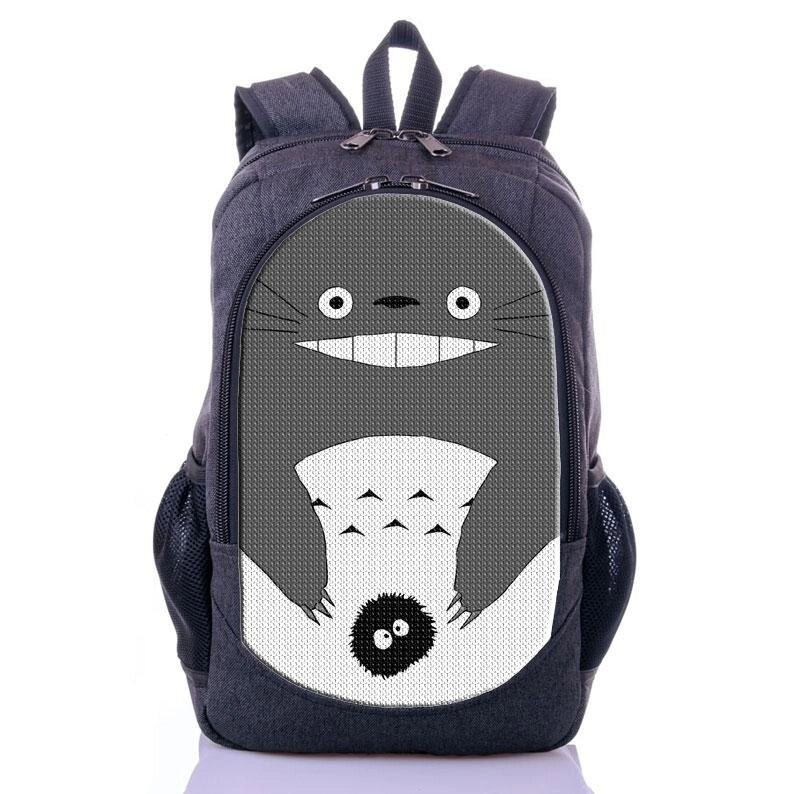 Рюкзак з принтом аніме Тоторо сірий (backpack002) від компанії Інтернет-магазин «Game Cards» - фото 1
