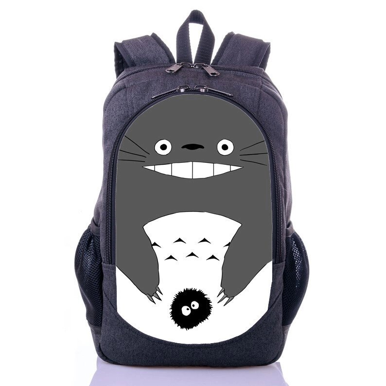Рюкзак з принтом аніме Тоторо сірий (backpack003) від компанії Інтернет-магазин «Game Cards» - фото 1