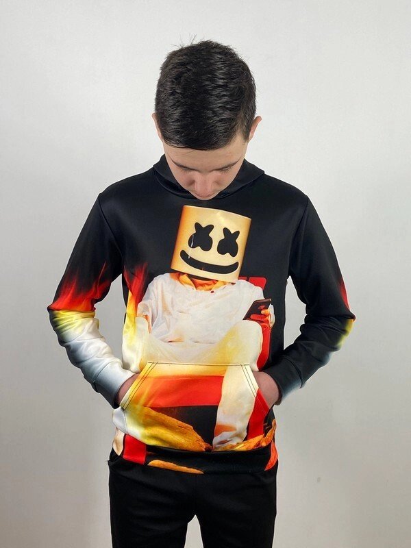 Толстовка з принтом DJ Marshmelo чоловіча від компанії Інтернет-магазин «Game Cards» - фото 1