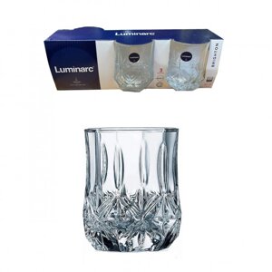 Набір низьких скляних склянок Luminarc Brighton для віскі 270мол 3шт (P1157)