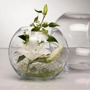 Скляна ваза-шар Pasabahce Флора 102 мм х 79 мм (43417)