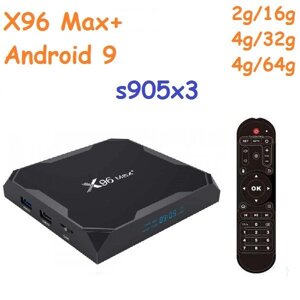 Смарт-ТВ приставка — x96 Max+ 2/16 з налаштуваннями +100