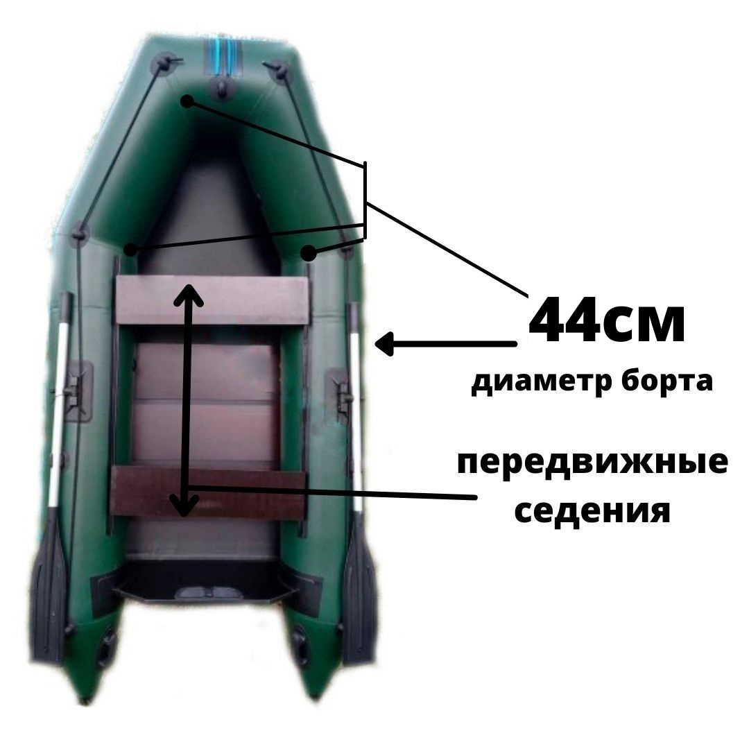 Надувная лодка Авалон Килевая AVALON MT 330 см прочностью 1100 г/м2 ...