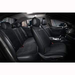 Накидки на сидіння автомобіля Elegant Napoli EL 700 116 передні та задні чорного кольору