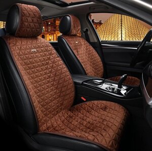 Накидки на передні сидіння авто Elegant Milano EL 700 316 коричневого кольору