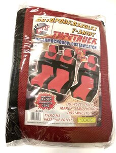 Чохли-майки Milex Racing Bus червоні 7213 в Івано-Франківській області від компанії Интернет магазин автотоваров Avtostyl