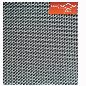 Сітка бампера №1 1м х20 см Elegant EL 511021 чорна в упаковці в упаковці