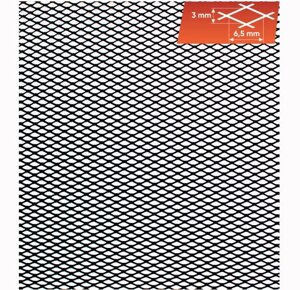 Сітка бампера №2 1м х20 см Elegant EL 511022 чорна в упаковці