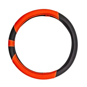 Чохол на кермо 37-38 см М чорно-червоний Elegant Plus EL 105 440