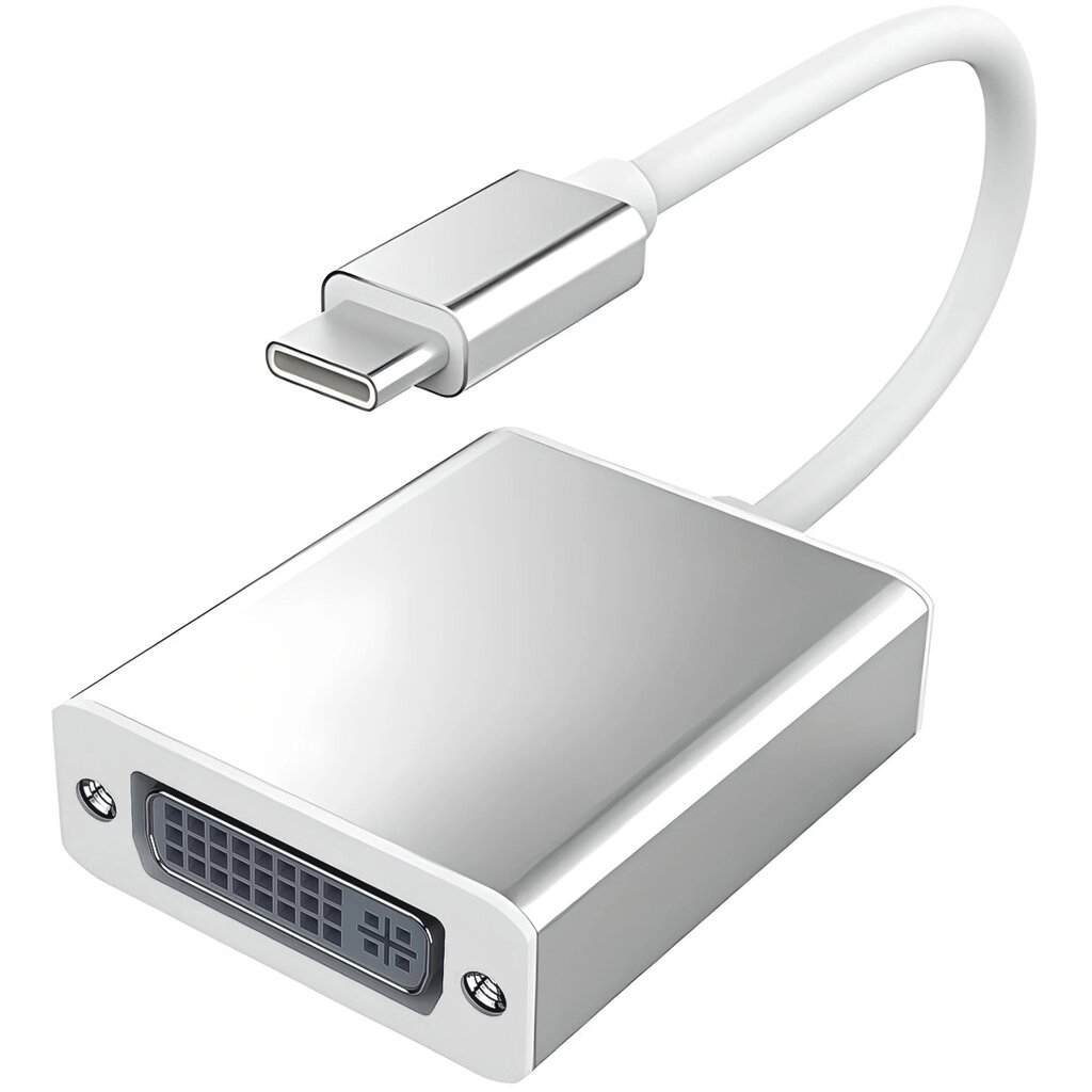 Адаптер, конвертер з Type-C на DVI для передачі відео Addap UC2DVI-01, перехідник для ноутбука, проектора, телевізора, від компанії Гаджет Гік - Магазин гаджетів - фото 1