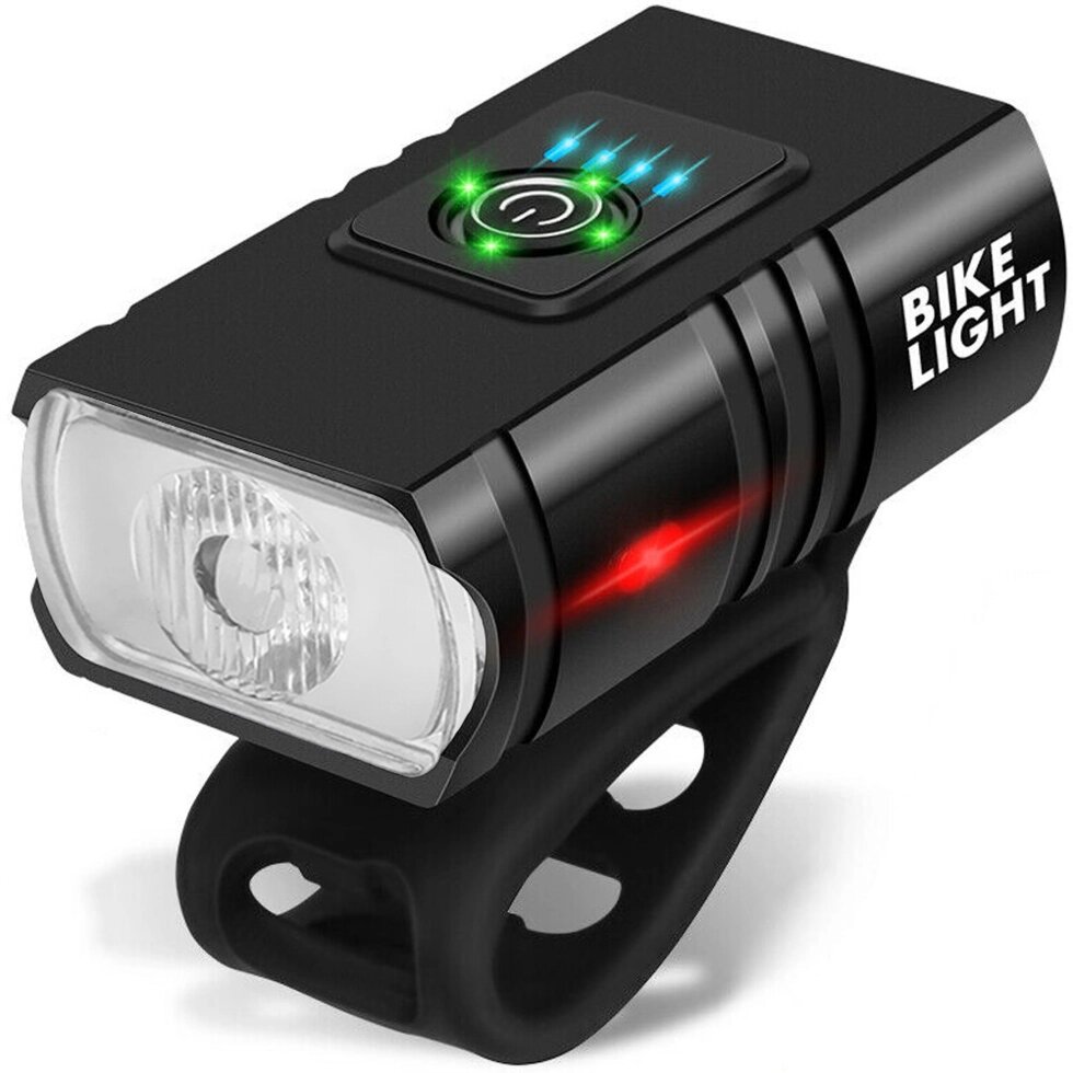 Акумуляторний велосипедний ліхтар із мигалкою Bike Light BK-01 Pro XPE | Велофара на кермо від компанії Гаджет Гік - Магазин гаджетів - фото 1
