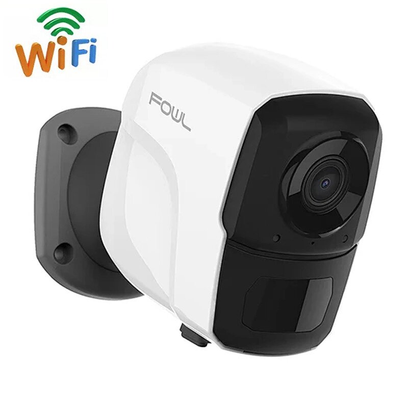 Автономна вулична WiFi камера відеоспостереження Camsoy F1, з датчиком руху та нічним баченням, White від компанії Гаджет Гік - Магазин гаджетів - фото 1