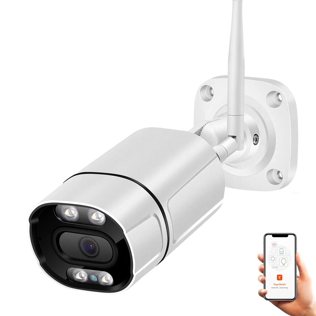 Бездротова вулична WiFi IP камера відеоспостереження USmart OC-01w, з подвійним підсвічуванням, для розумного будинку від компанії Гаджет Гік - Магазин гаджетів - фото 1