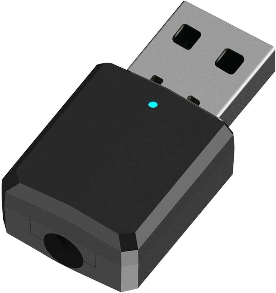 Bluetooth 5.0 аудіо адаптер, бездротовий приймач + передавач 2в1 Addap UBA-01 від компанії Гаджет Гік - Магазин гаджетів - фото 1