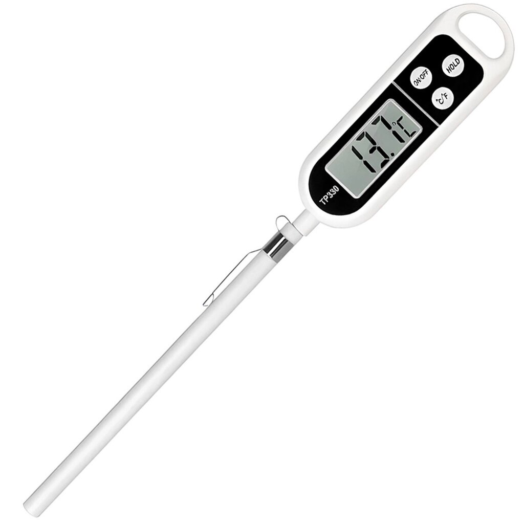 Цифровий кухонний термометр зі щупом UChef TP330 + пластиковий тубус для зберігання, до 300°C, без підсвітки від компанії Гаджет Гік - Магазин гаджетів - фото 1