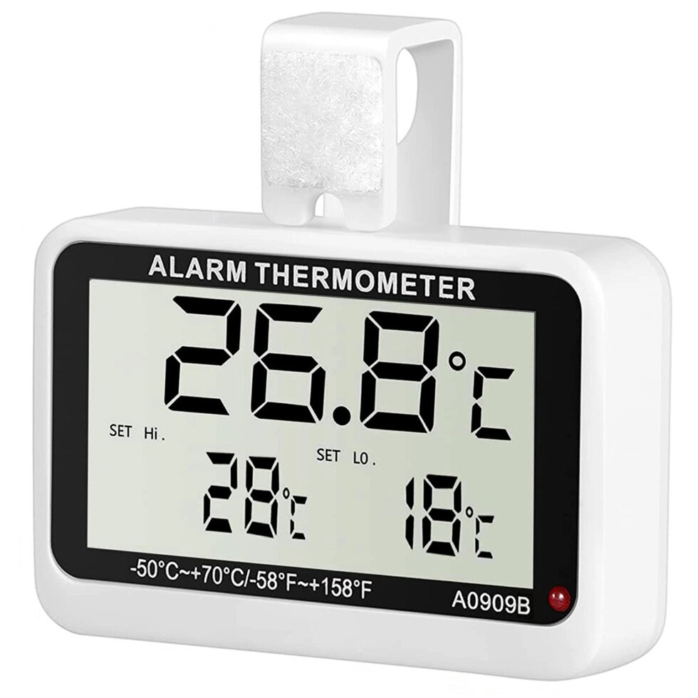 Цифровий термометр для холодильника / морозильника UChef A0909B, з сигналізатором температури від компанії Гаджет Гік - Магазин гаджетів - фото 1