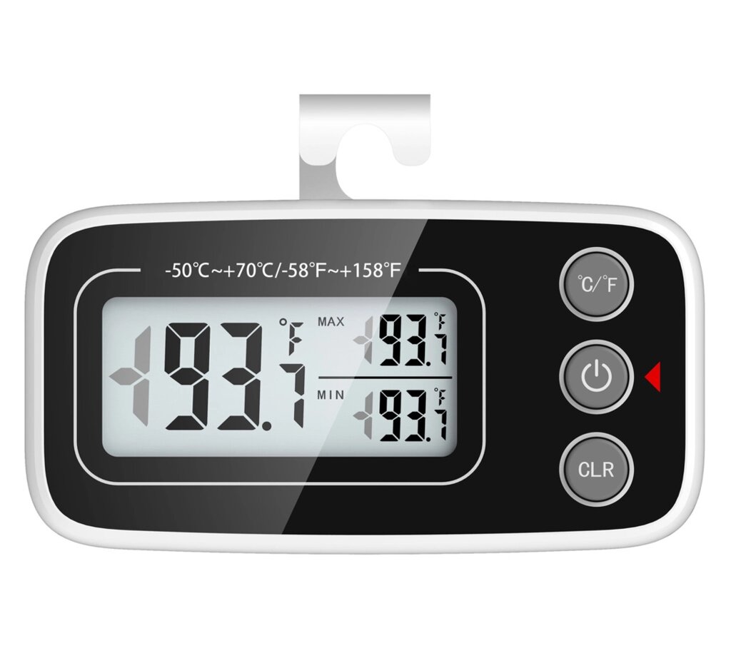 Цифровий термометр для холодильника / морозильника UChef A1023, з гачком та магнітом від компанії Гаджет Гік - Магазин гаджетів - фото 1
