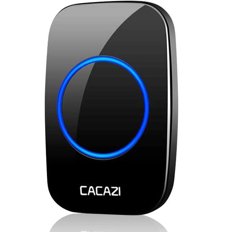 Додатковий приймач для бездротового дверного дзвінка Cacazi, Чорний від компанії Гаджет Гік - Магазин гаджетів - фото 1