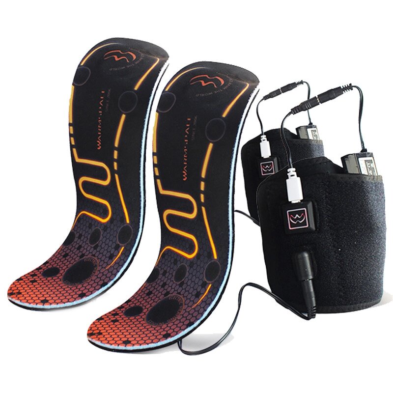 Електронні устілки для взуття з регульованим підігрівом uWarm SE338LB, з 4 типами живлення, дихаючі, розмір 36-46 від компанії Гаджет Гік - Магазин гаджетів - фото 1