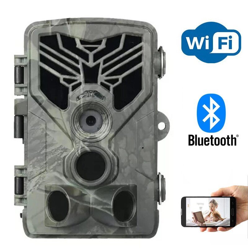 Фотопастка, мисливська камера Suntek Wi-Fi830, з Bluetooth та віддаленим керуванням, IOS, Android від компанії Гаджет Гік - Магазин гаджетів - фото 1