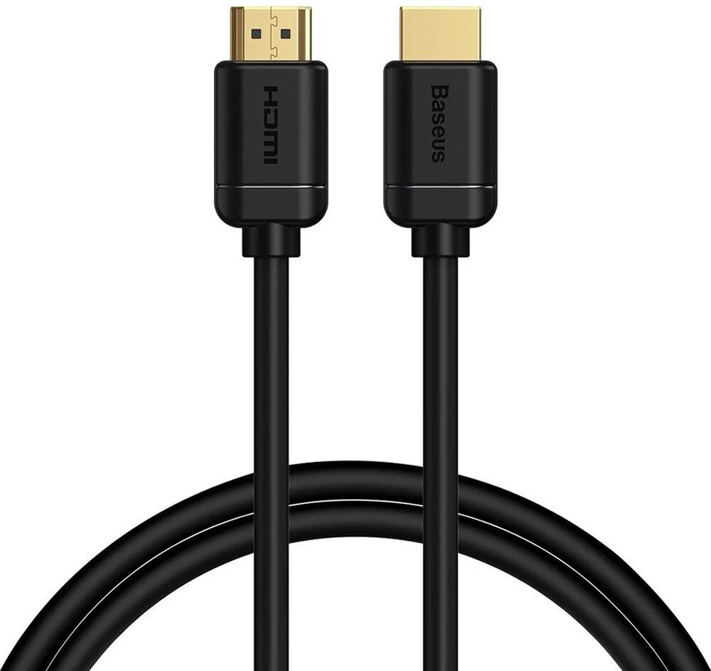 HDMI-HDMI кабель синхронізації відео та аудіо потоку Baseus CAKGQ-A01, для монітора, телевізора, комп'ютера, 4K, 1м від компанії Гаджет Гік - Магазин гаджетів - фото 1
