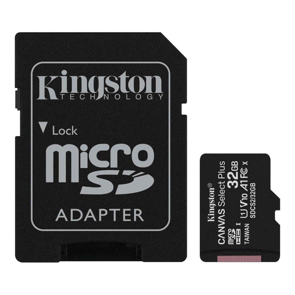 Карта пам`яті Kingston 32Gb, micro SD, Class 10, Canvas Select Plus від компанії Гаджет Гік - Магазин гаджетів - фото 1