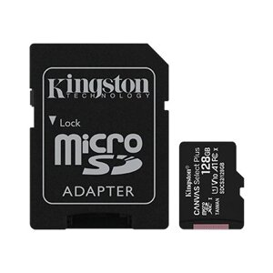 Карта пам`яті Kingston 32Gb, micro SD, Class 10, Canvas Select Plus