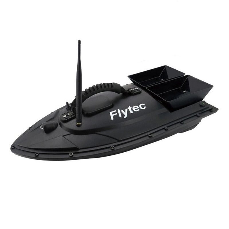 Кораблик для підгодовування риби Flytec HQ2011 з пультом радіоуправління, чорний від компанії Гаджет Гік - Магазин гаджетів - фото 1
