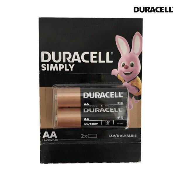 Лужні Батарейки Duracell AA (LR6) MN1500 Basic 2 шт від компанії Гаджет Гік - Магазин гаджетів - фото 1