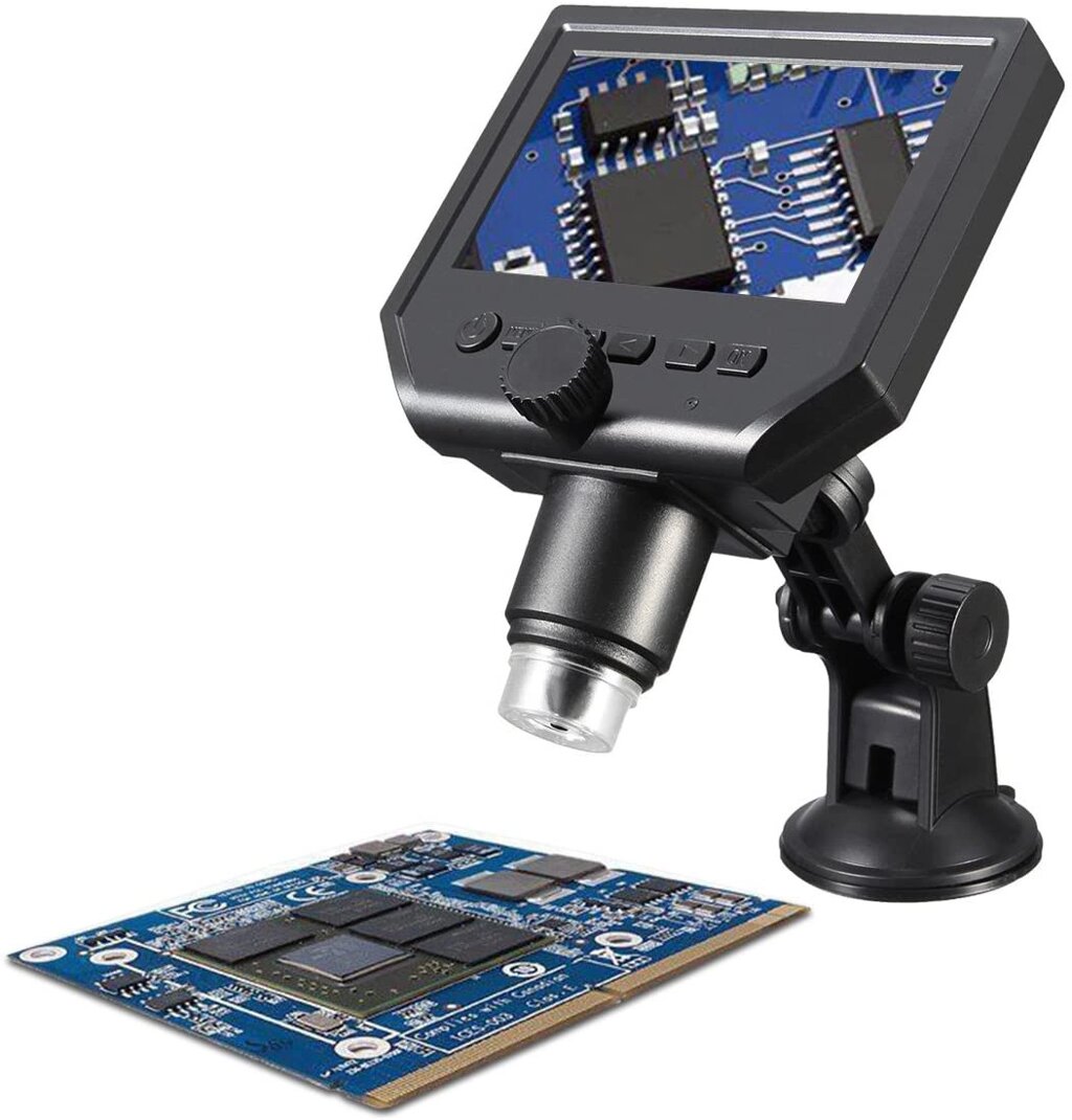 Мікроскоп для пайки з 4,3 "LCD екраном GAOSUO P-600 c збільшенням 600 X від компанії Гаджет Гік - Магазин гаджетів - фото 1
