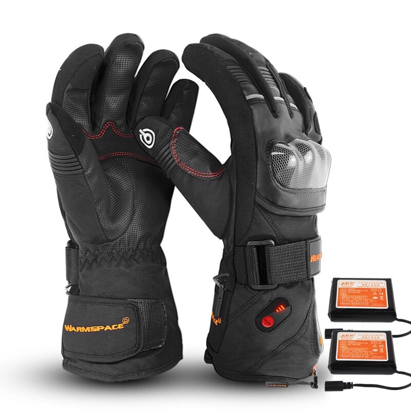 Мотоциклетні зимові рукавиці з підігрівом та регулюванням температури uWarm GA850A, до 8 годин, 6000mAh, розмір XL від компанії Гаджет Гік - Магазин гаджетів - фото 1