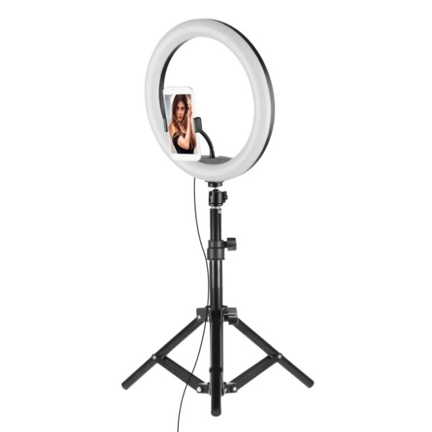 Набір блогера селфі лампа 32 см + Студійний фото штатив / Трипод від компанії Гаджет Гік - Магазин гаджетів - фото 1