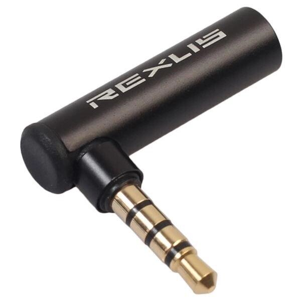Перехідник REXLIS CTIA - OMTP 3,5 мм для навушників, кутовий 90 градусов , 4pin від компанії Гаджет Гік - Магазин гаджетів - фото 1