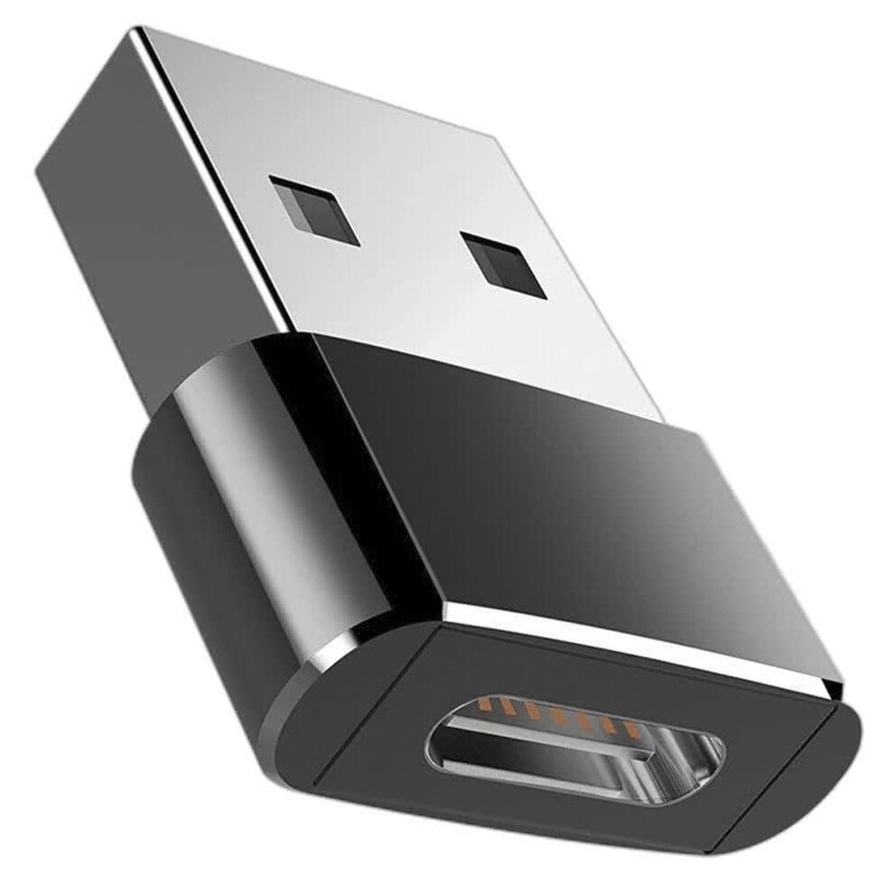 Переходник USB-C Female на USB-A Male для смартфона Addap UA2C, портативный OTG адаптер ##от компании## Гаджет Гік - Магазин гаджетів - ##фото## 1