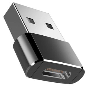 Переходник USB-C Female на USB-A Male для смартфона Addap UA2C, портативный OTG адаптер