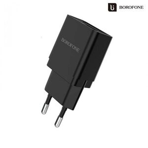 СЗУ / USB зарядка - блок питания Borofone BA19A, Черный