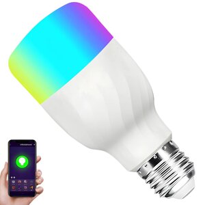 Розумна світлодіодна WiFi LED лампочка USmart Bulb-01w, смарт-лампа з підтримкою Tuya, Android/iOS