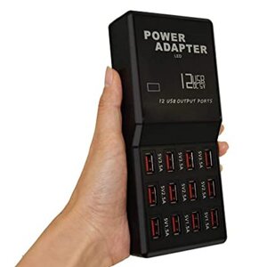 Мультизарядний пристрій Addap WLX-858, мзп на 12 USB портів, 60W