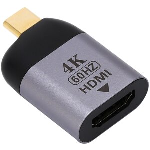 Адаптер, конвертер з Type-C на HDMI для передачі 4K/60Hz відео Addap UC2HDMI-01, перехідник для ПК, ноутбука, проектора,
