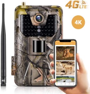 4G / APP Фотопастка, камера для полювання Suntek HC-900Pro, 4K, 30Мп, з live додатком iOS / Android